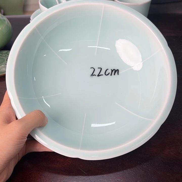 龙泉云间青瓷小米茶器