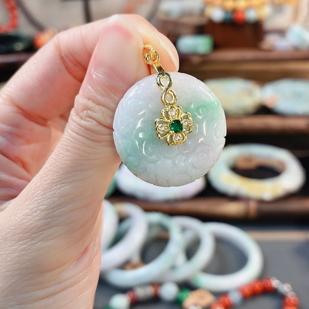 翡翠未镶嵌手链手串