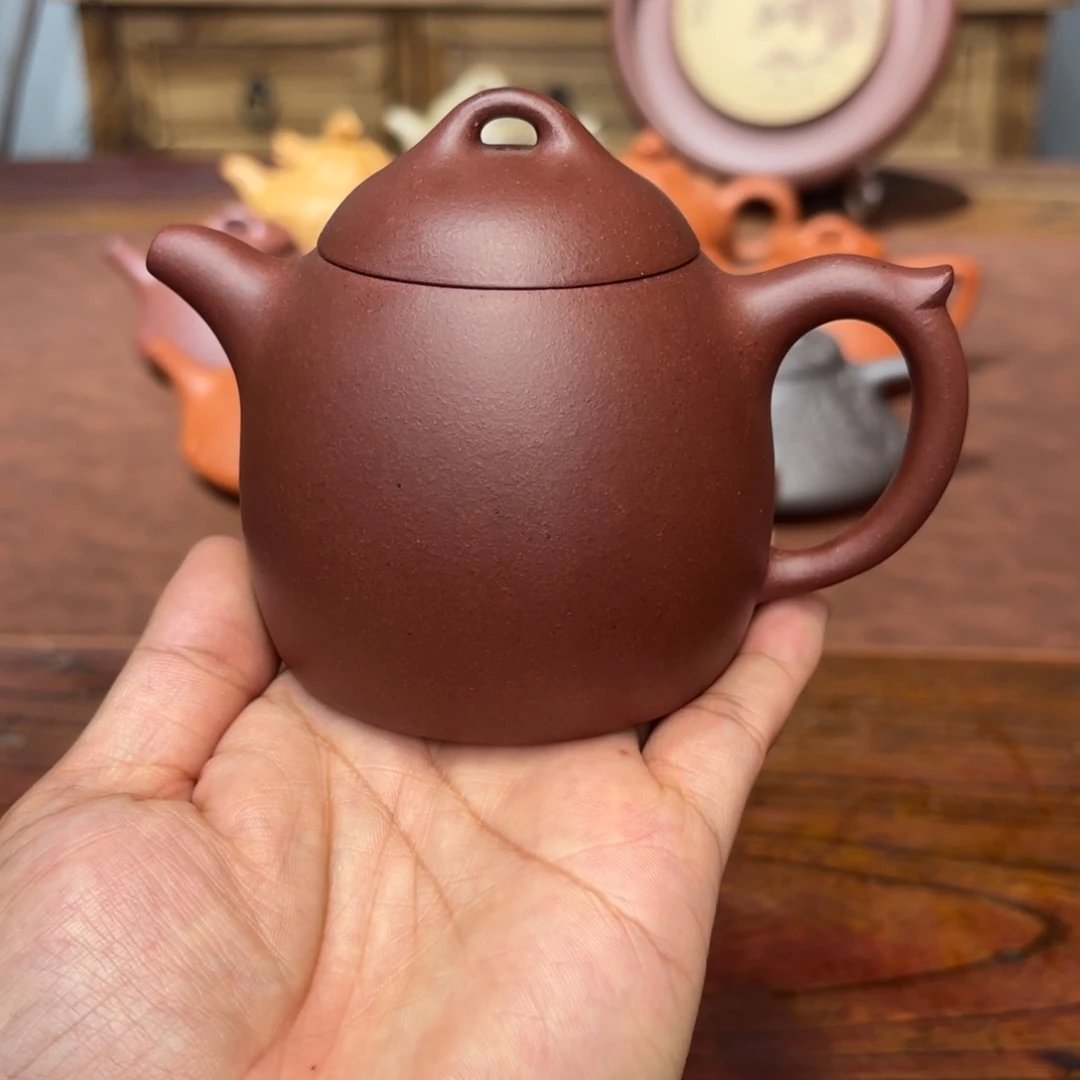 紫砂茶壶秦权220毫升中槽清