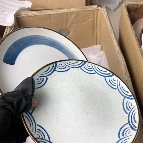 盘陶瓷制品满25拼单发货默认微瑕