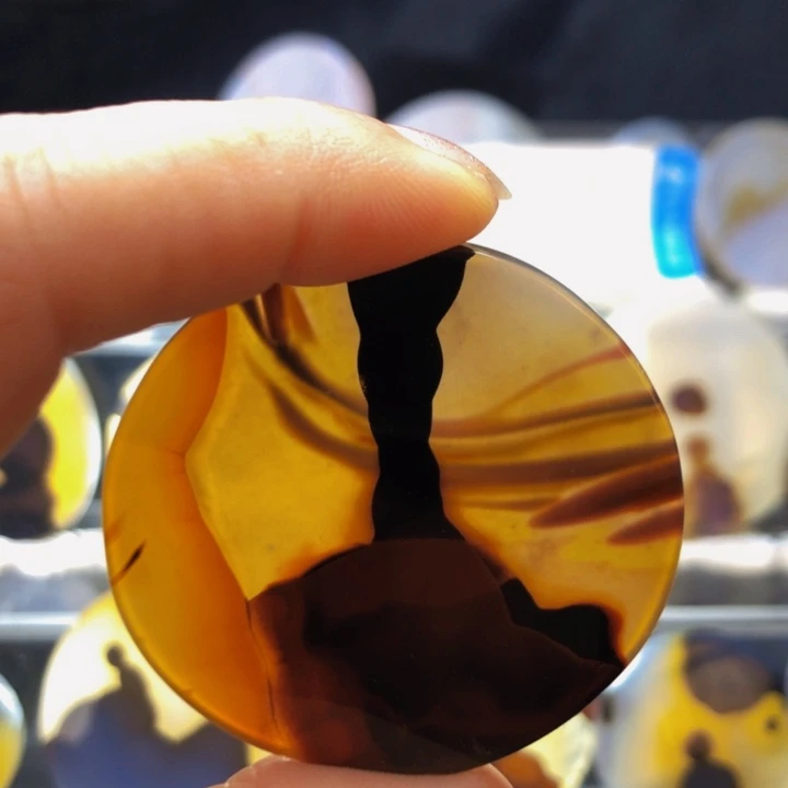 合金玛瑙/玉髓珠宝奇石116有瑕