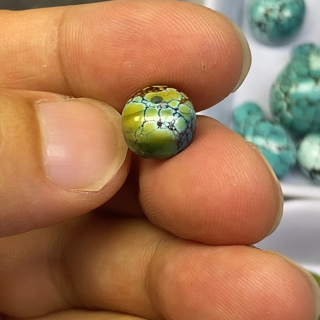 雨***念未镶嵌高瓷炫彩老型珠卡10.5