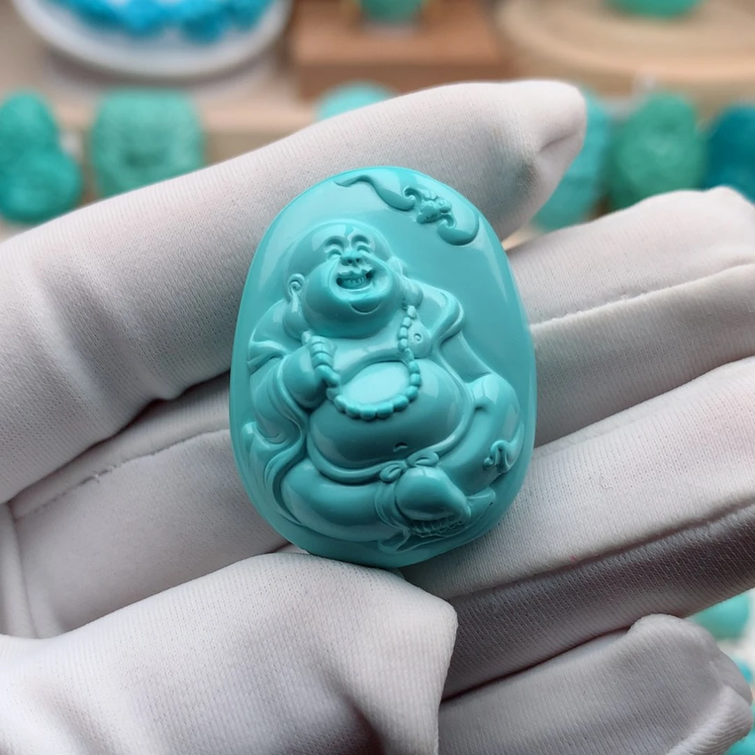 绿松石珠宝奇石未镶嵌