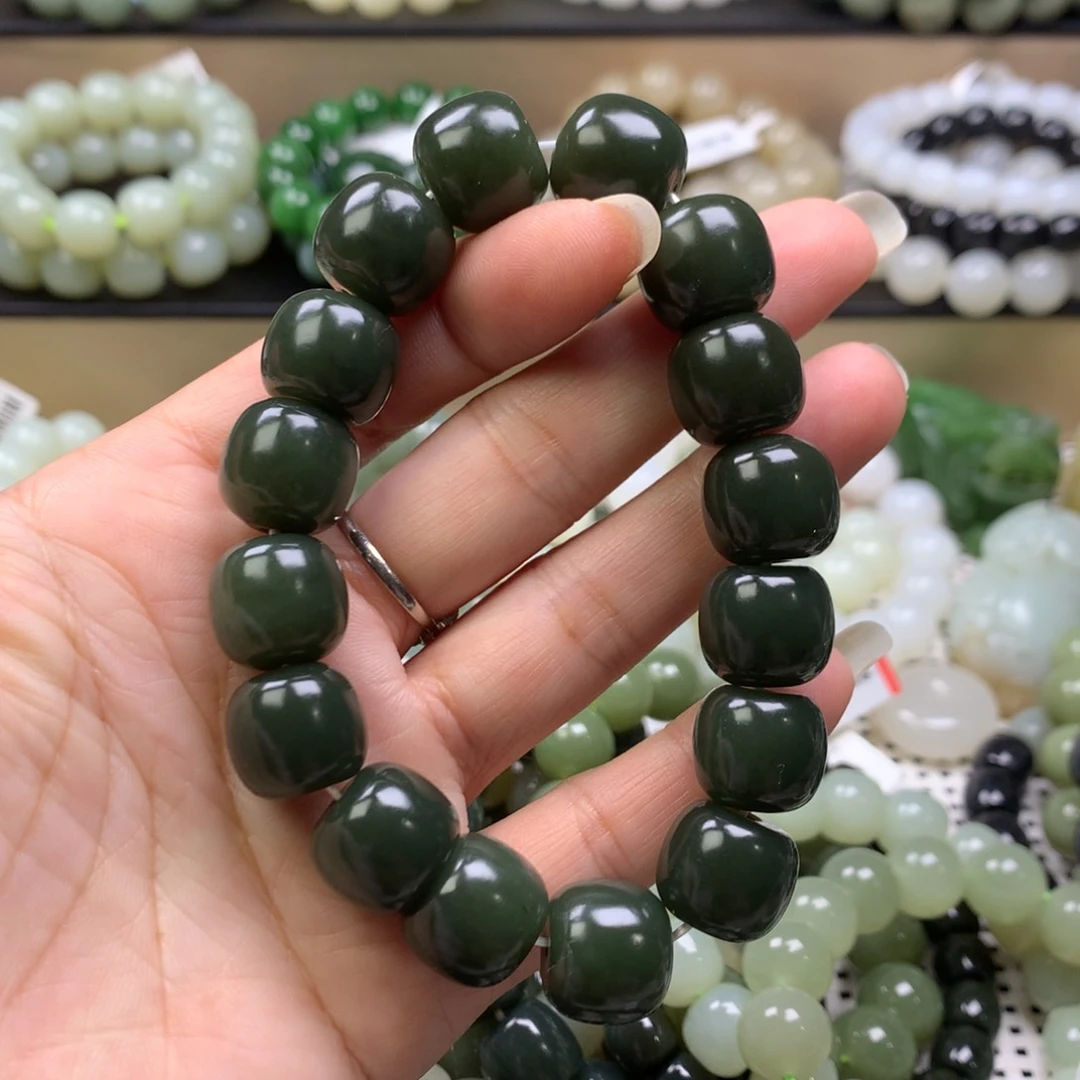 和田玉手链未镶嵌