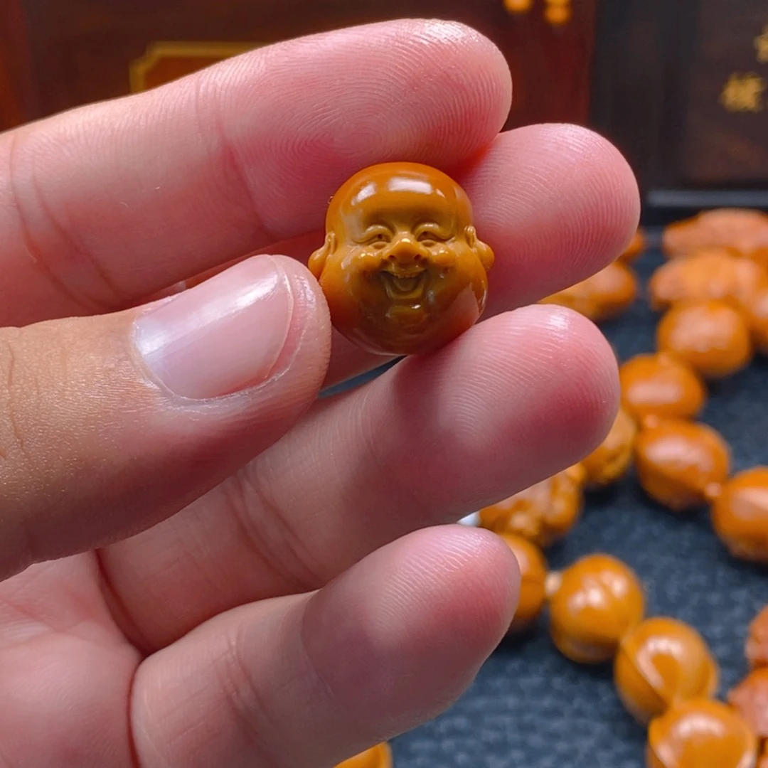 橄榄核手串/手链一青老师1.7×1.7笑佛开心