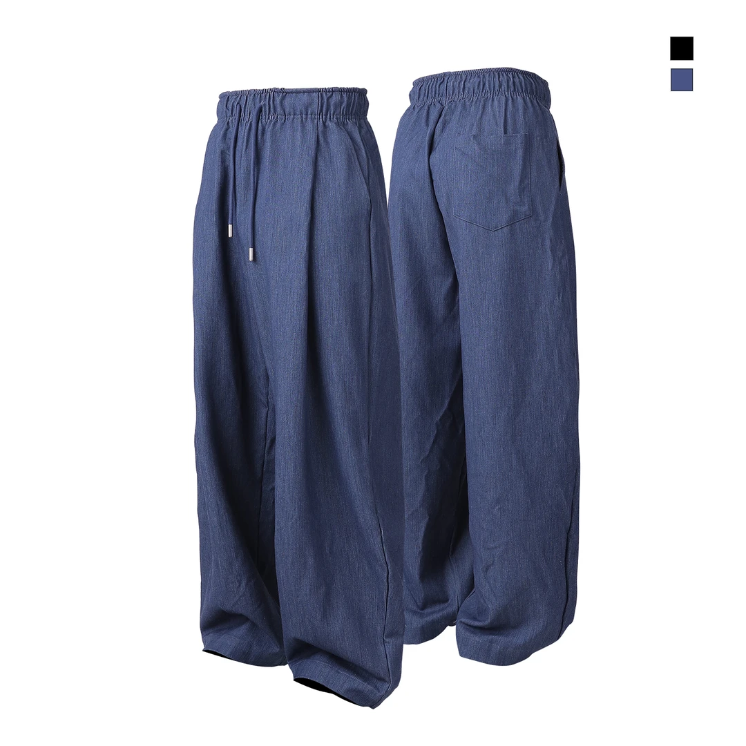 <0868-零捌陆捌>25SS松弛垂感休闲阔腿卫裤慵懒风百搭Cleanfit