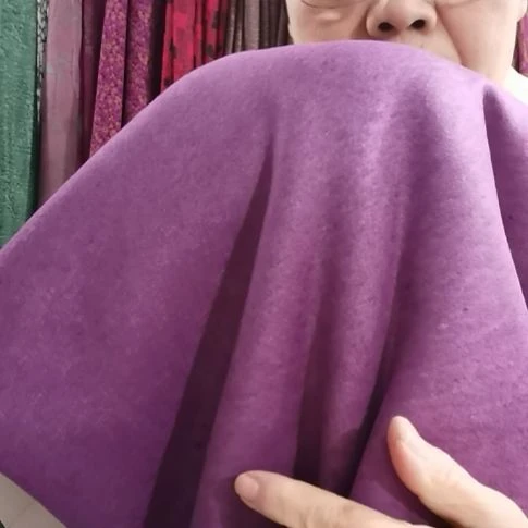 炫彩奥绒布料香芋紫1.2米