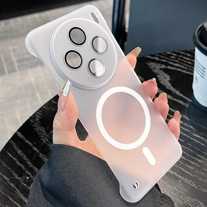 适用VIVOX200PRO手机壳新款无边框带镜头膜透明磨砂透明X100pro硬