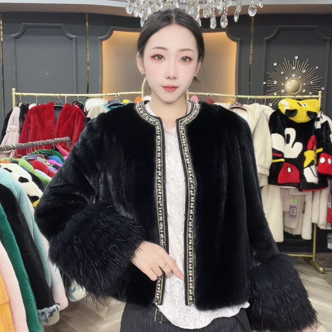 110斤冬季新款时尚水貂