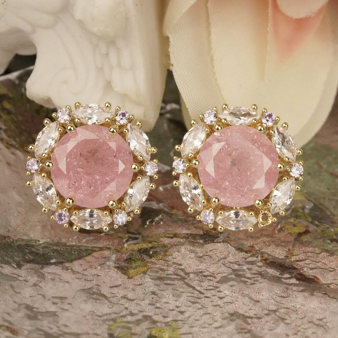 铜合金耳饰 【10143】耳钉简约气质复古精致小众优雅