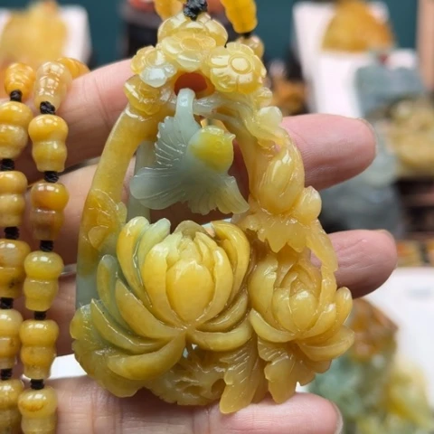 岫玉挂件未镶嵌挂件