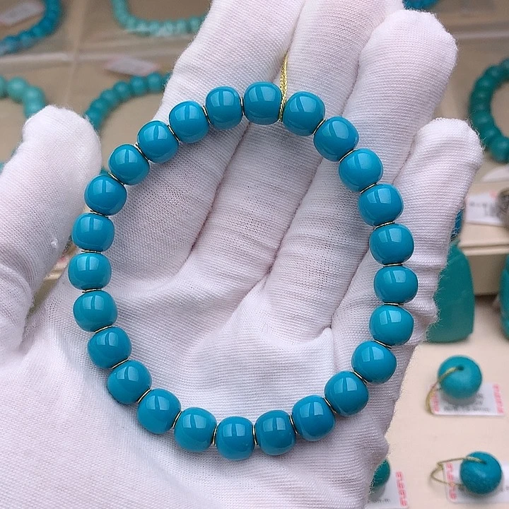 18K金镶嵌绿松石多类