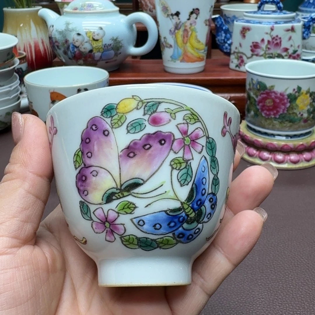 瓷片景德镇仿古手工制作精品展示