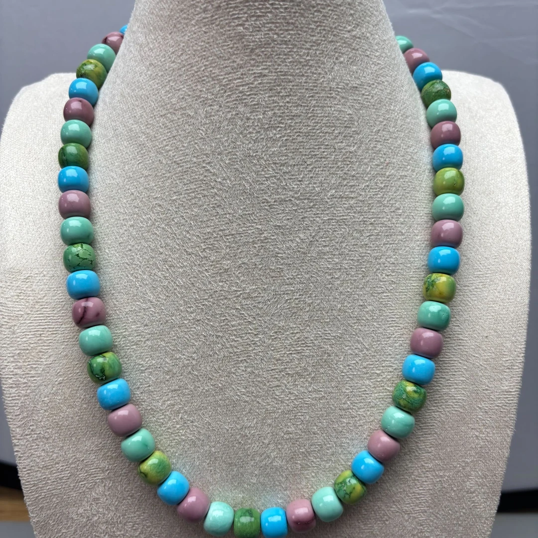 非金属珐琅项链 多宝1.0mi项链 B193