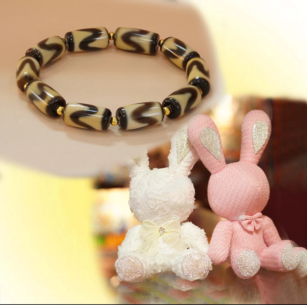 【超级大场】虎牙DIY手串1件+定制玩偶2只-颜色随机发