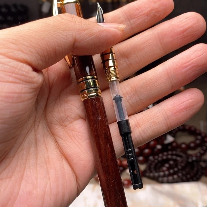 檀香紫檀（小叶紫檀）手串/手链钢笔签字笔一笔两用