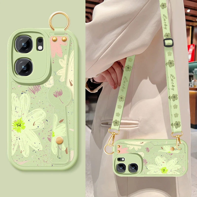 适用iqooneo9手机壳斜挎挂绳iqooneo9spro+全包保护套pro硅胶软壳