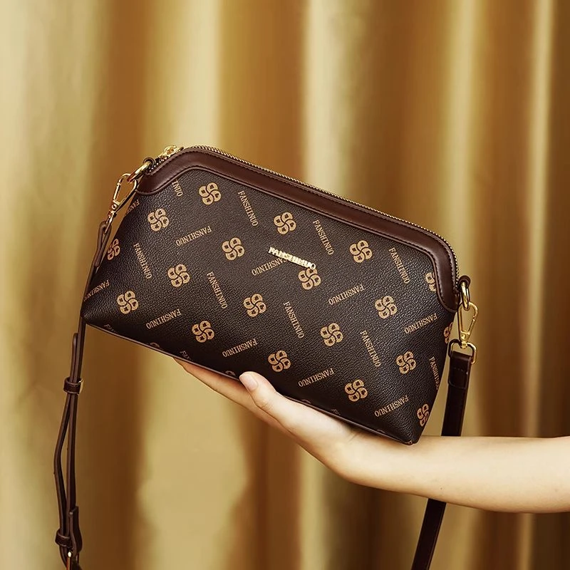 【万达撤柜】 高端包包女包2025新款中年妈妈高级感女士手提包老花