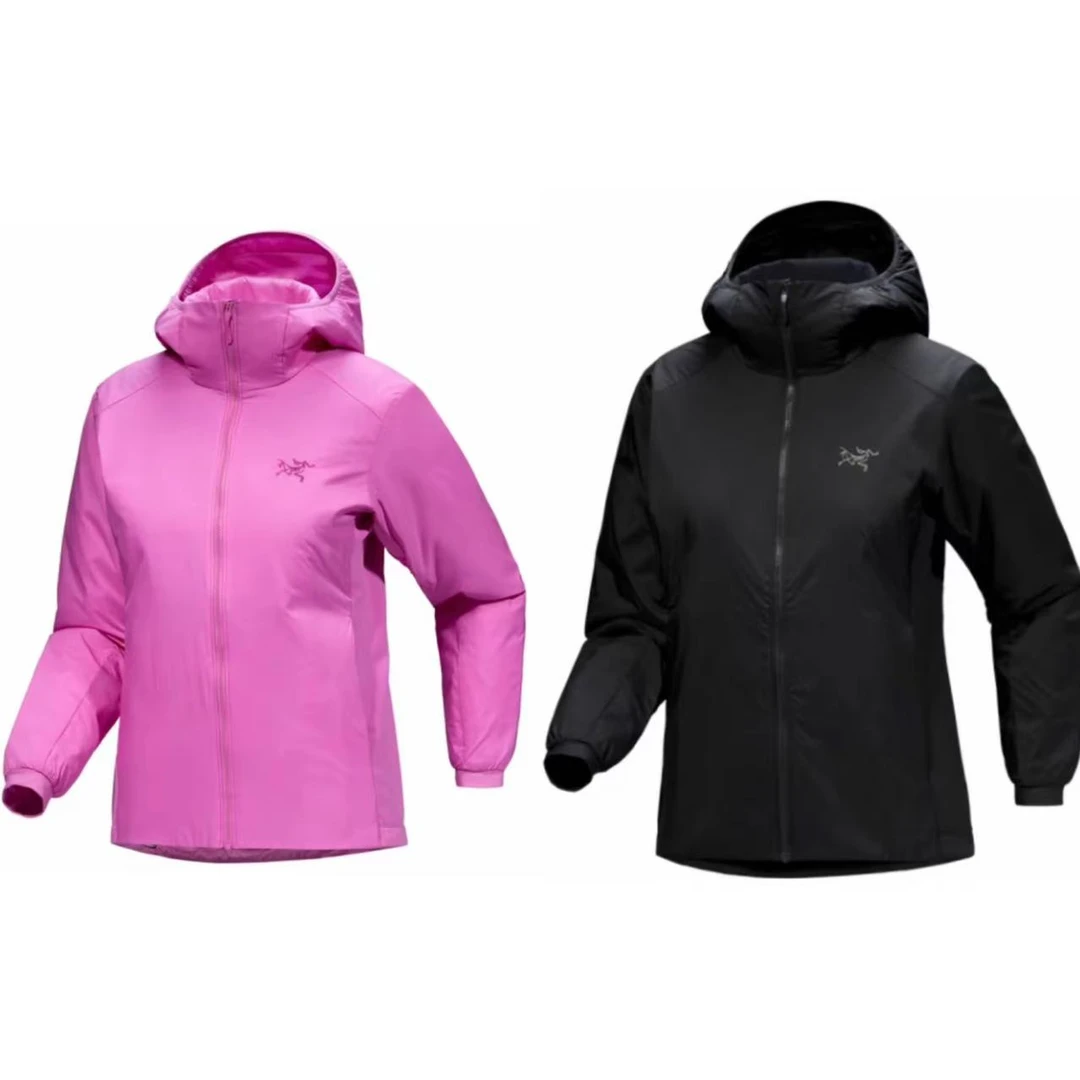 ARC'TERYX/始祖鸟ATOM  Hoody 刺绣保暖防水连帽拉链长袖棉服女