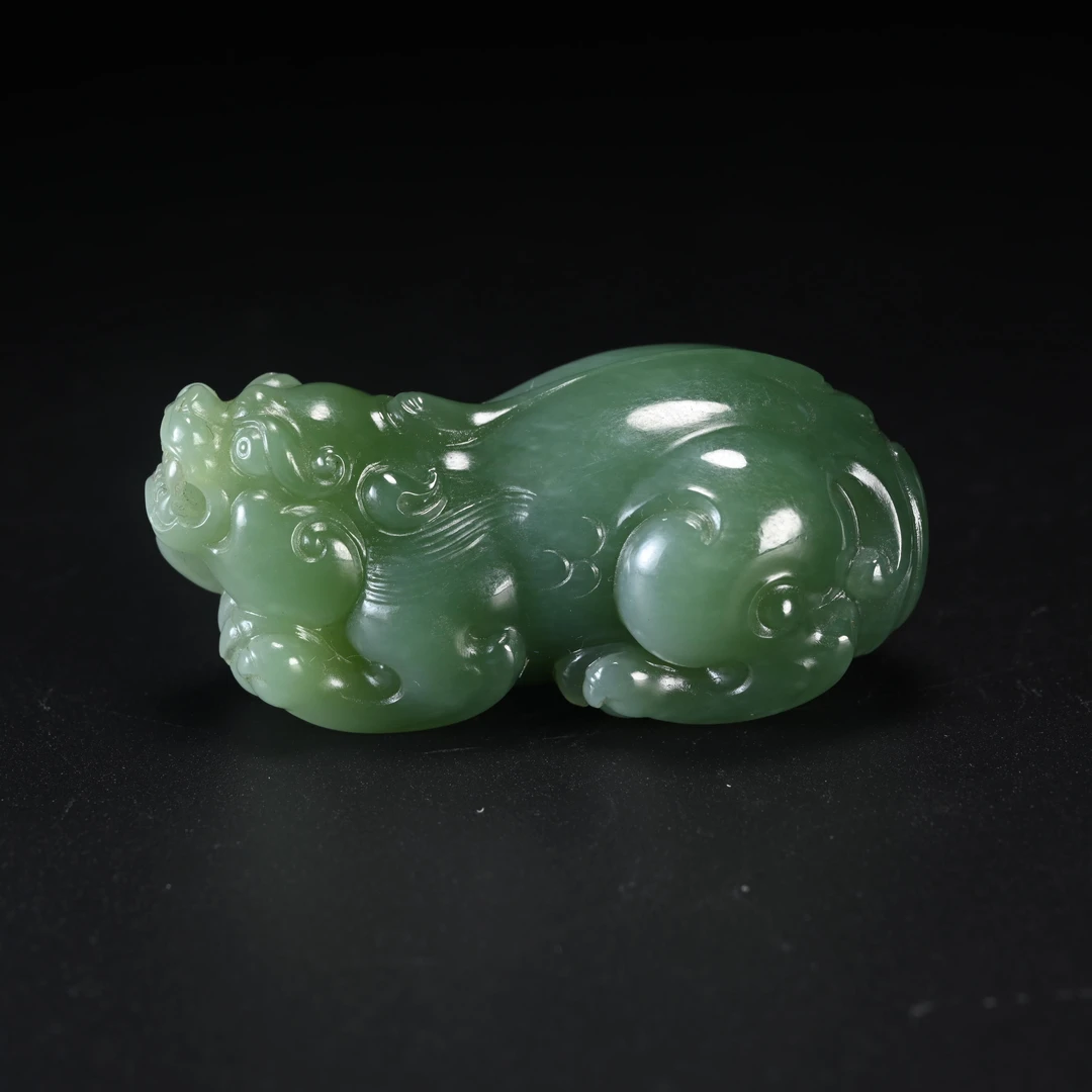 lot8826 和田玉碧玉挂件/保利