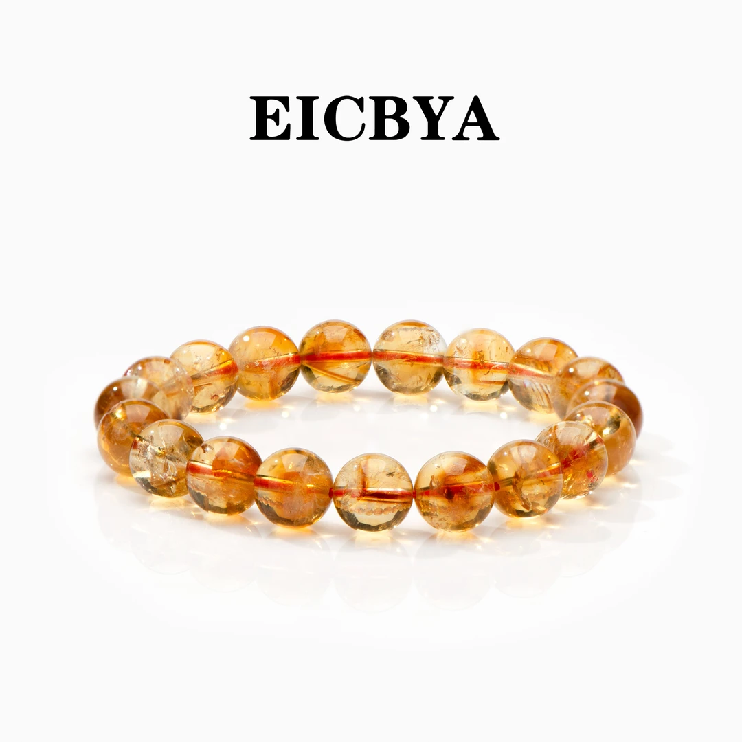 EICBYA/黄水晶手链 气质时尚百搭小众闺蜜礼物手串多样性发其一