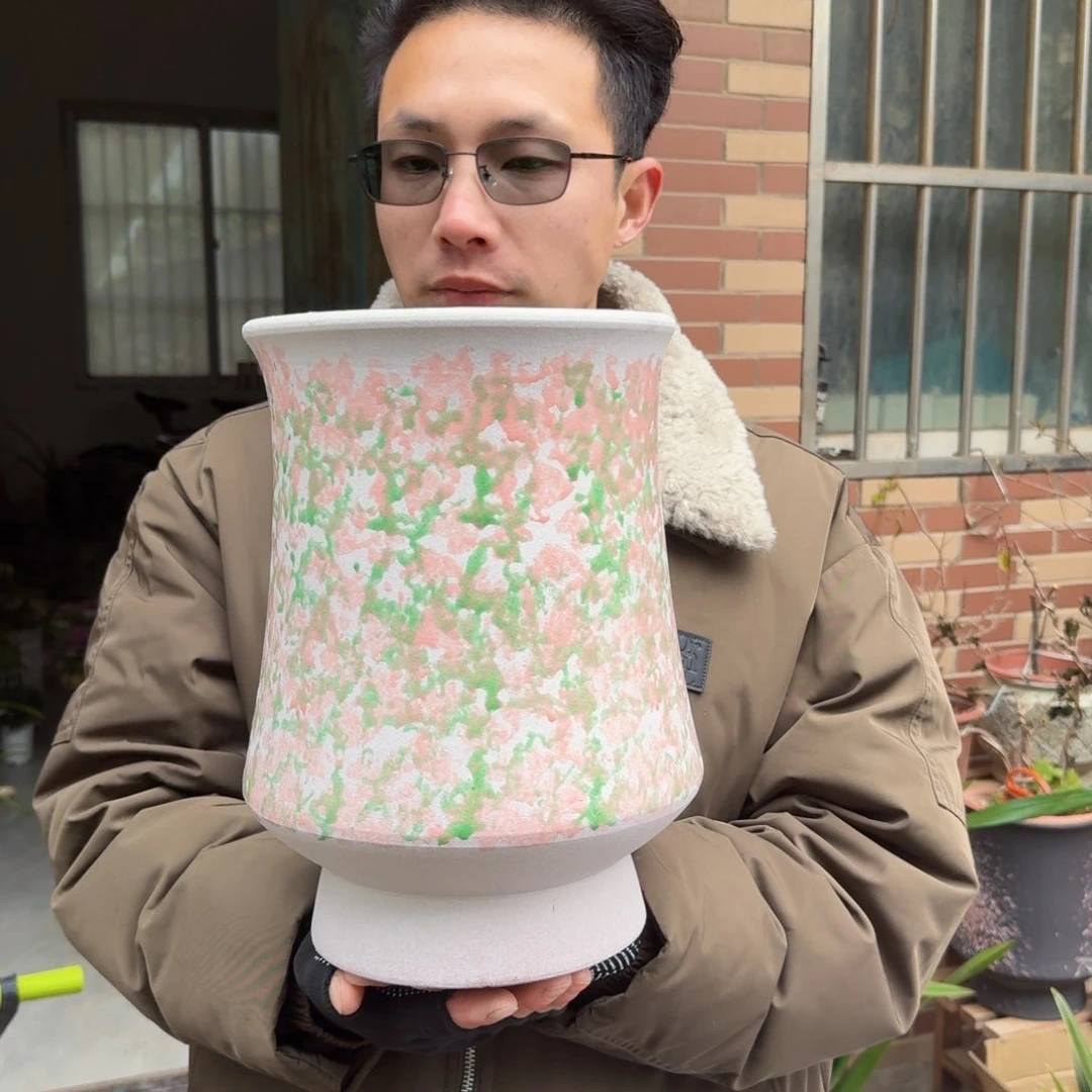 紫砂公道杯口20高30（一个束腰彩色