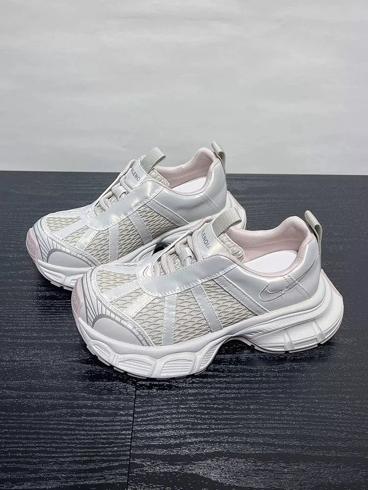 ZZGS·【超透气老爹鞋女春夏款厚底2025新款百搭运动休闲鞋】·432012