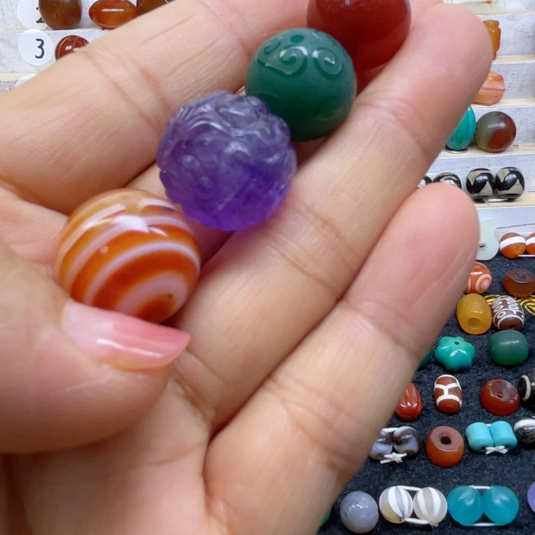 玛瑙/玉髓吊坠未镶嵌差****つ