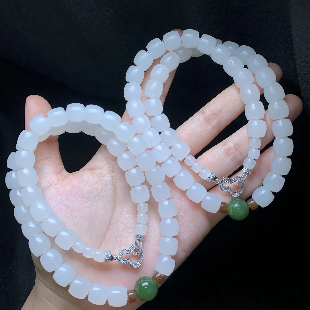 【云上叙】和田玉DIY项链-多样性发其一-9*10mm-V72476-K（商城）