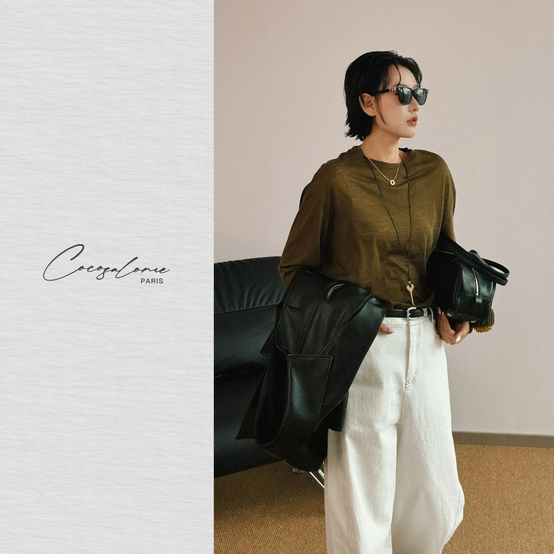 韩彬彬"脱不下"68支诺羊毛呼吸琥珀流光软糯光泽透气针织衫2229-2