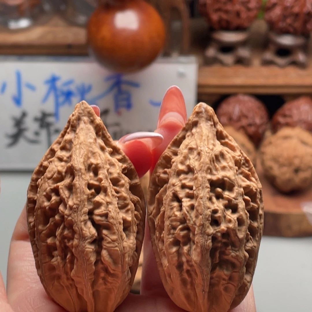 把件文玩核桃小楸楸香35