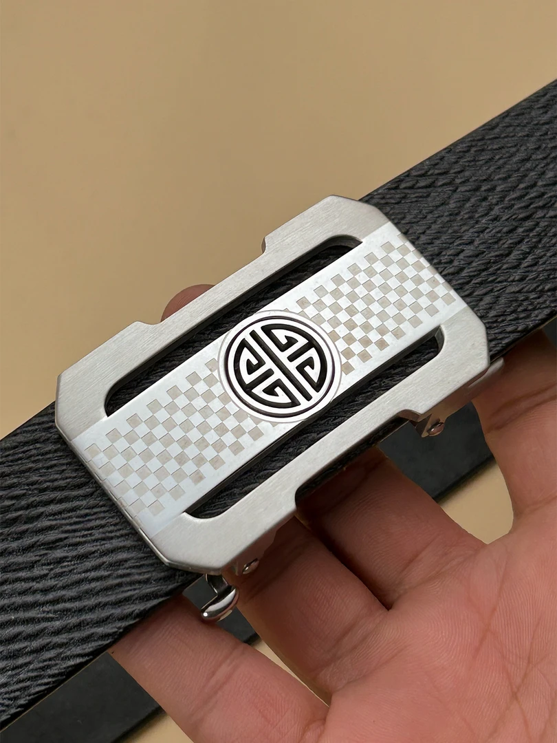 男士皮带真皮纯牛皮自动高档腰带男款头层牛皮潮流时尚百搭裤带