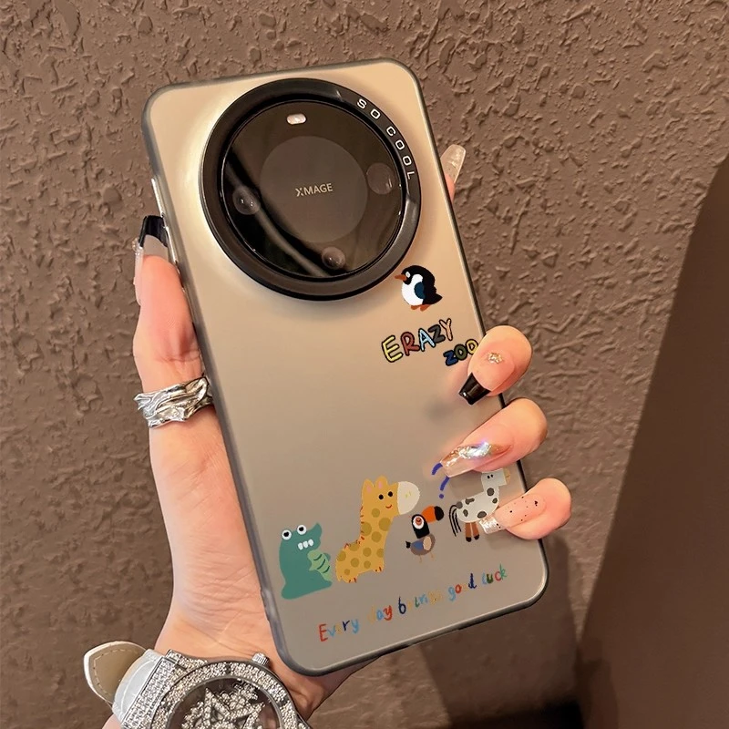 彩绘动物适用华为mate80pro手机壳mate70air简约个性mate70少女风