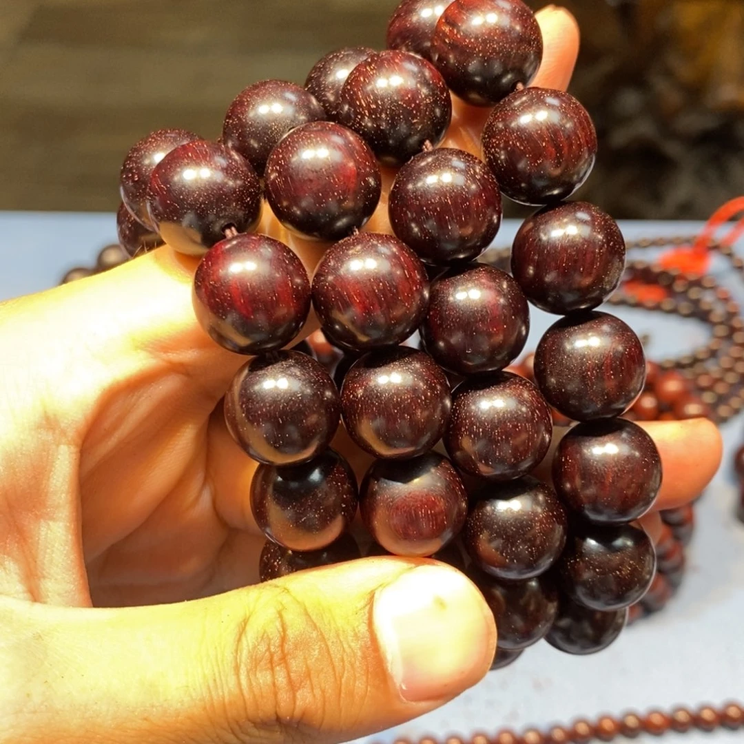 小叶紫檀手串/手链1.5高满
