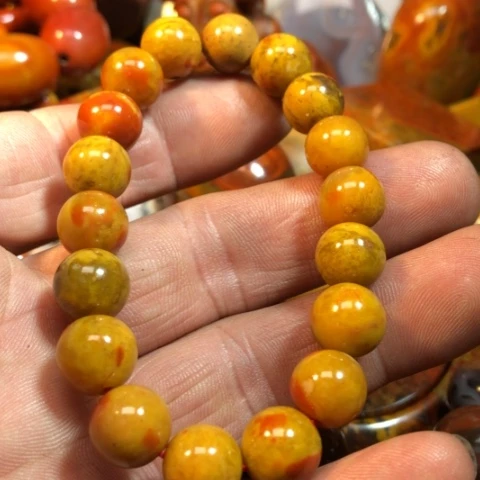 玛瑙/玉髓手链合金渺**我