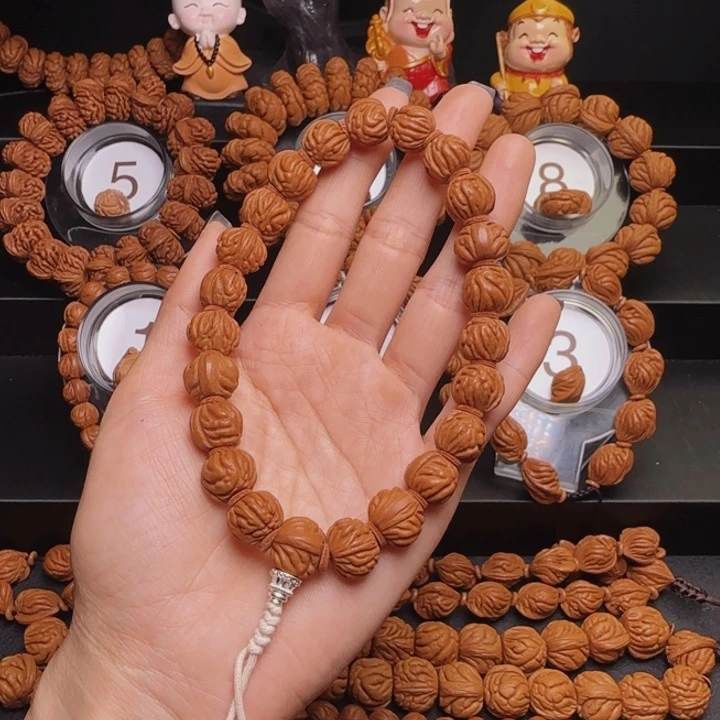 桃核手串金豆手串