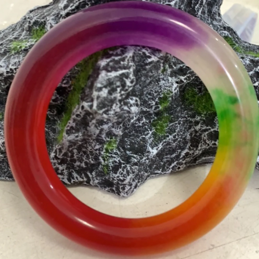 513   四色胖圆手镯