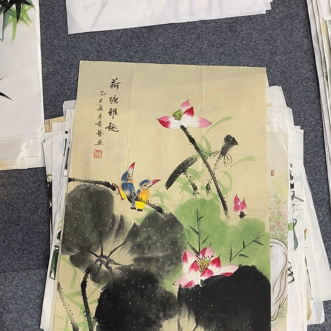 国画画画真的画的