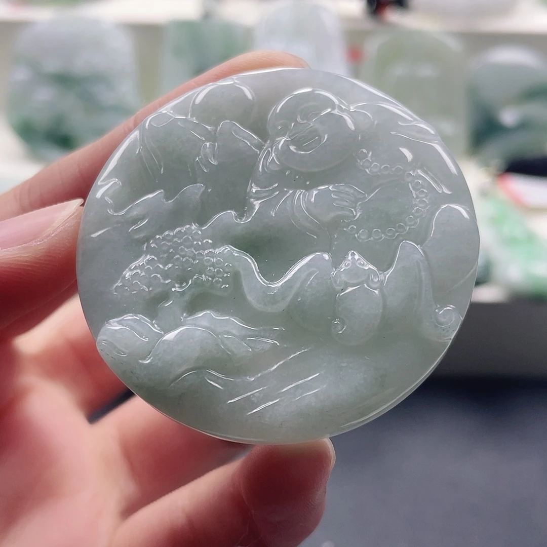 翡翠未镶嵌颈饰天然翡翠1111111