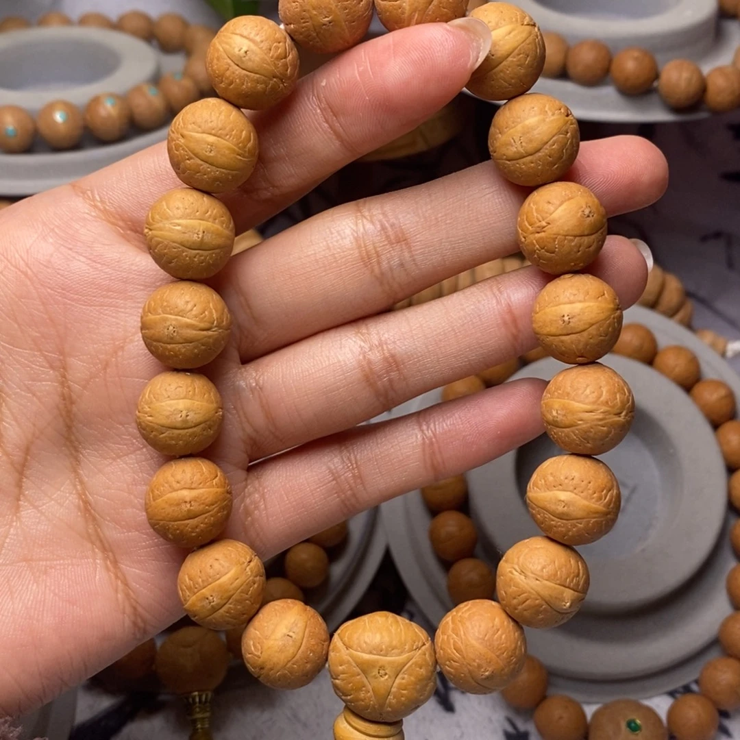 凤眼菩提吊坠手串