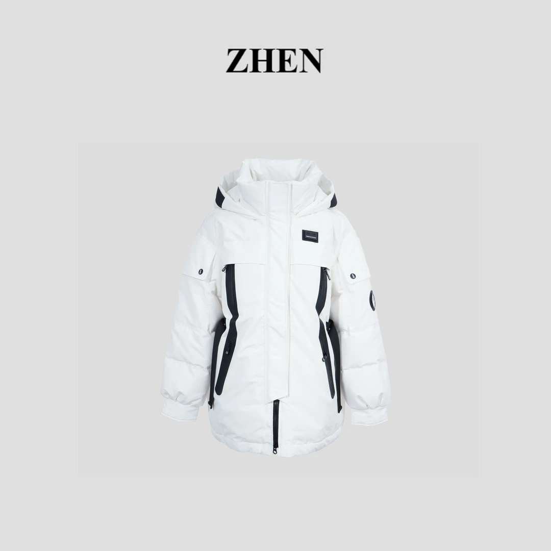 【ZHEN】新款简约大气羽绒服 Y5F56037B