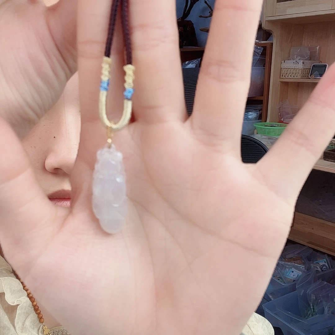 翡翠未镶嵌颈饰多样性发货一件