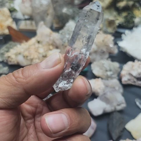 水晶摆件未镶嵌金口河叉叉晶