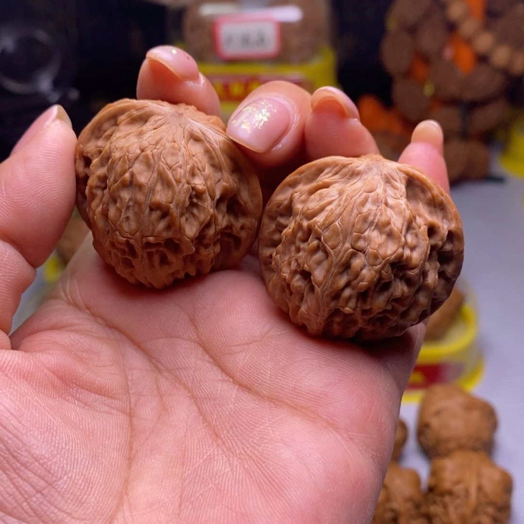 把件文玩核桃08山地磨38尺全品