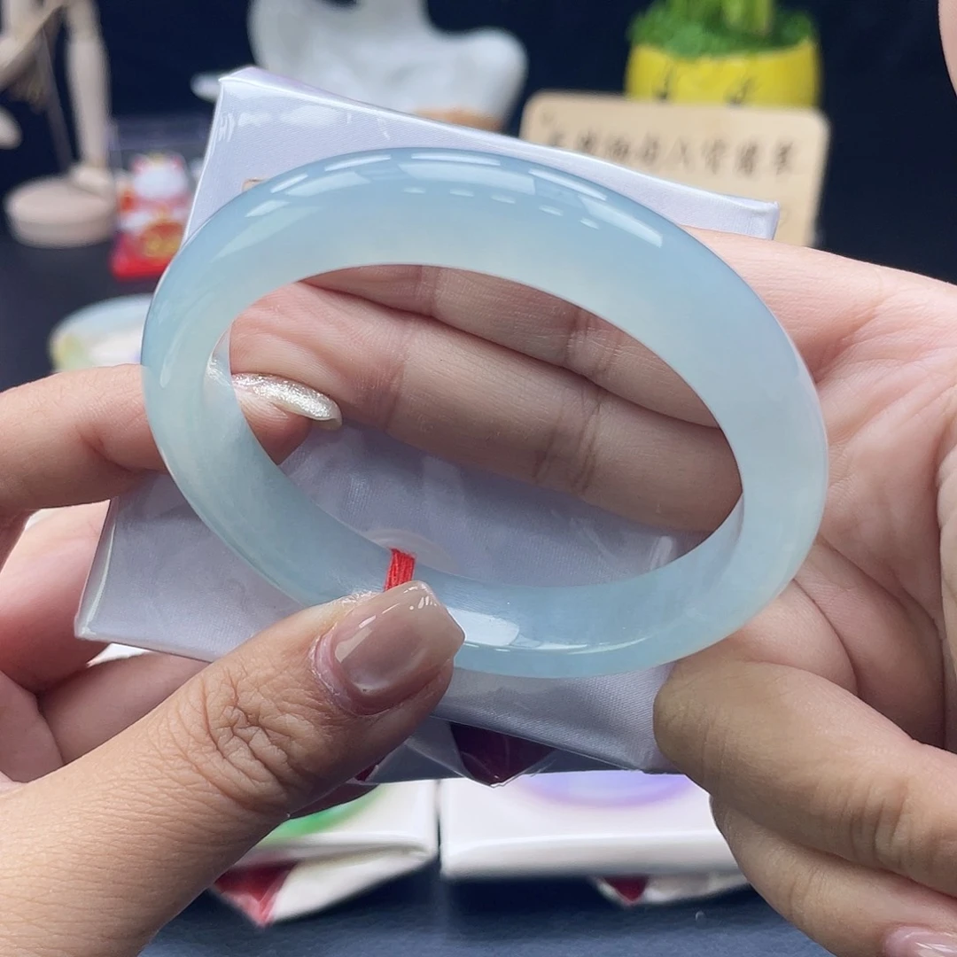 未镶嵌手镯翡翠我***糖翡翠手镯