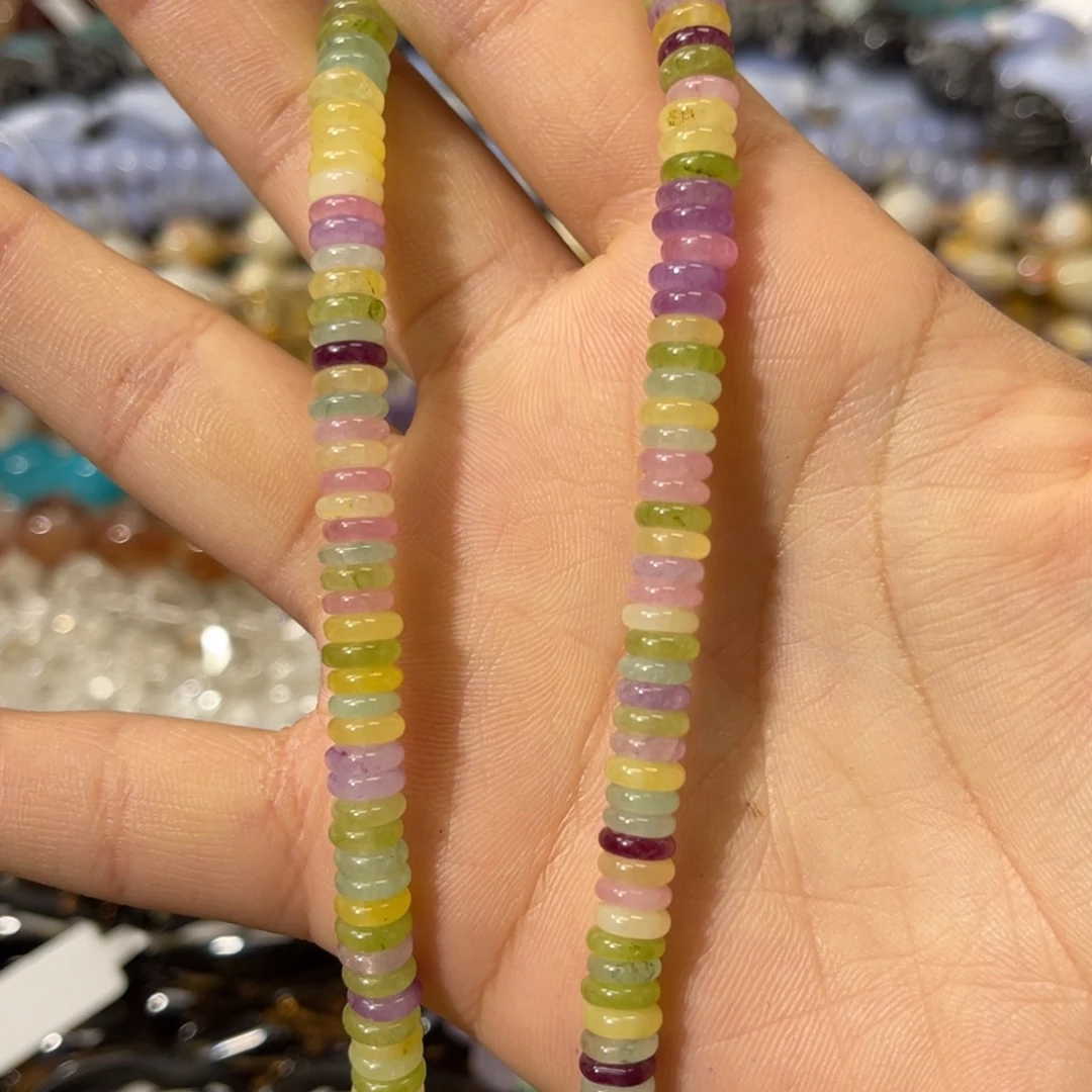 珠宝半成品紫晶银S925镶嵌多宝算盘