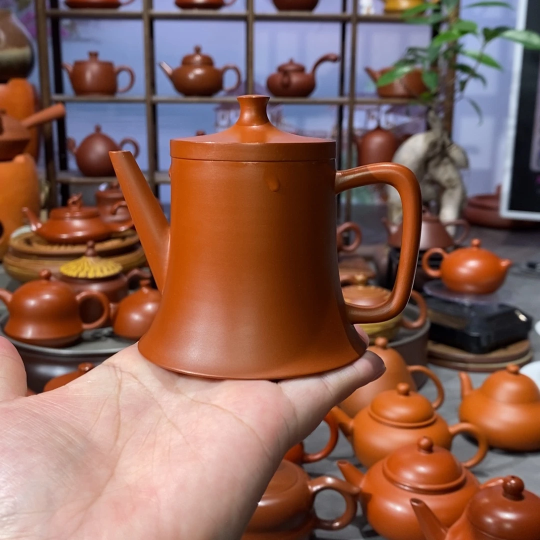茶壶朱泥吴炫杰朱泥开运壶120c