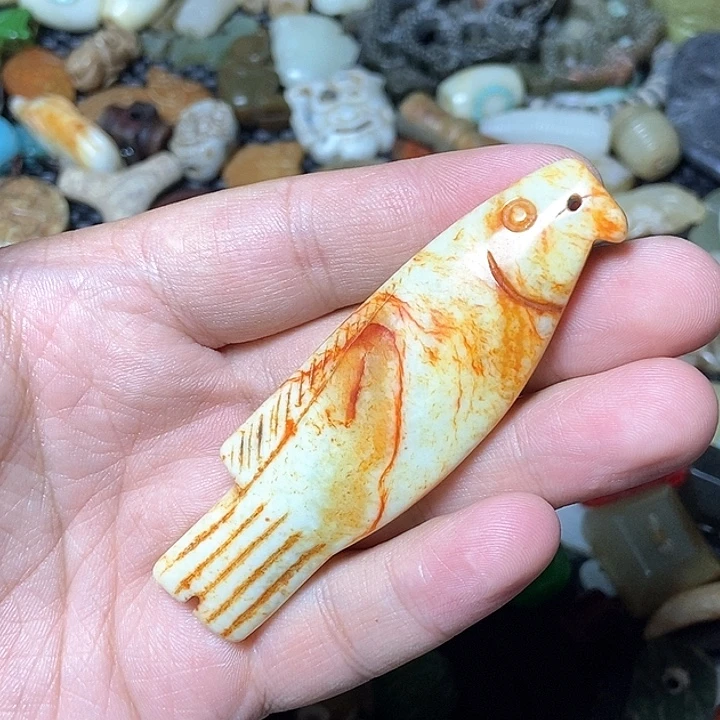 和田玉未镶嵌颈饰49