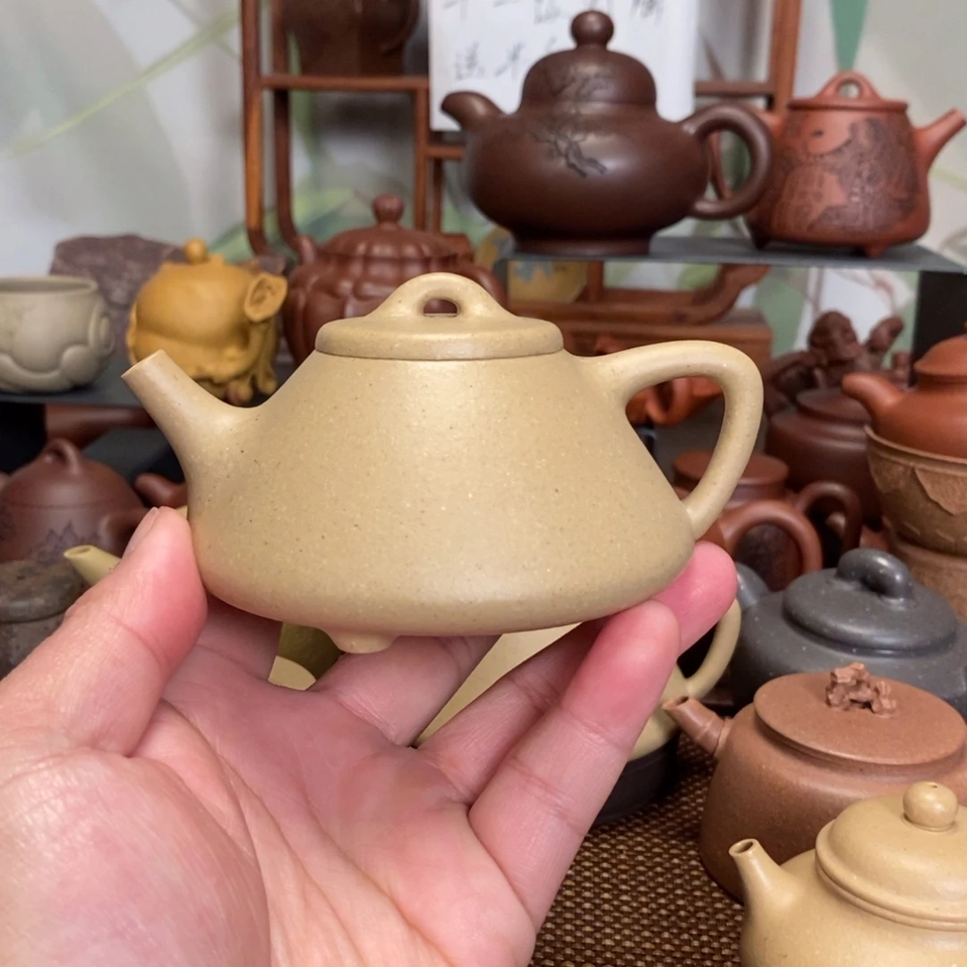 潜***y紫砂茶壶本山绿泥石瓢