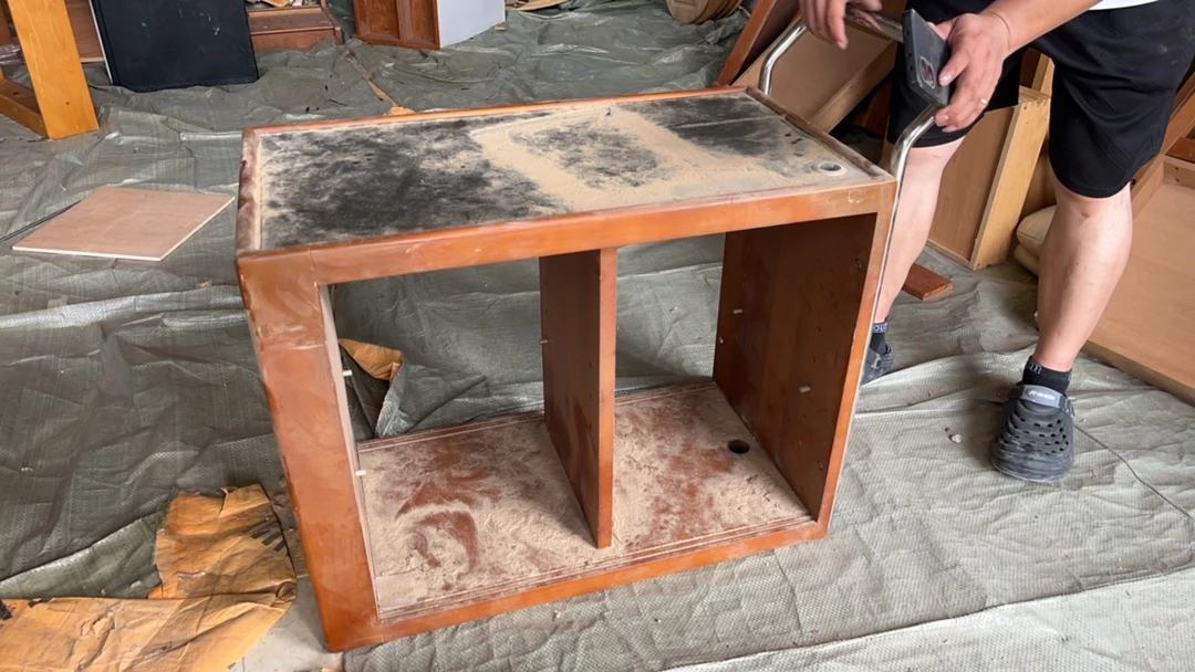 架子83×38×71黄杨瑕疵无售后得宝7986